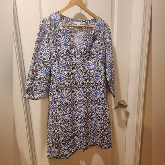Boden Dresses & Skirts - Boden Empire Linen Tunic Dress Size 8